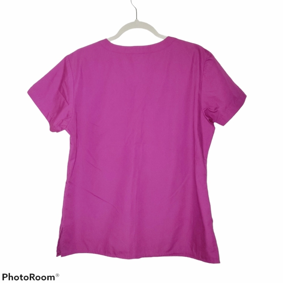 Dickie's Women's V-Neck Short Sleeve Scrub Top 536 - Picture 3 of 4